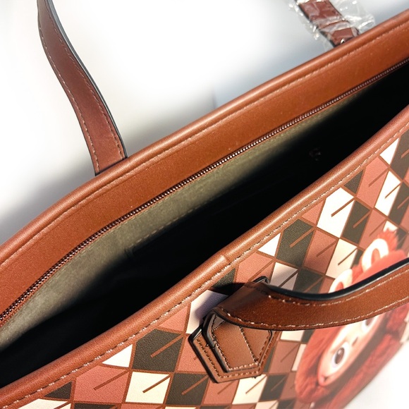 Labubu Monsters Character Tote Bag with Strap - Faux Leather - Picture 5 of 9